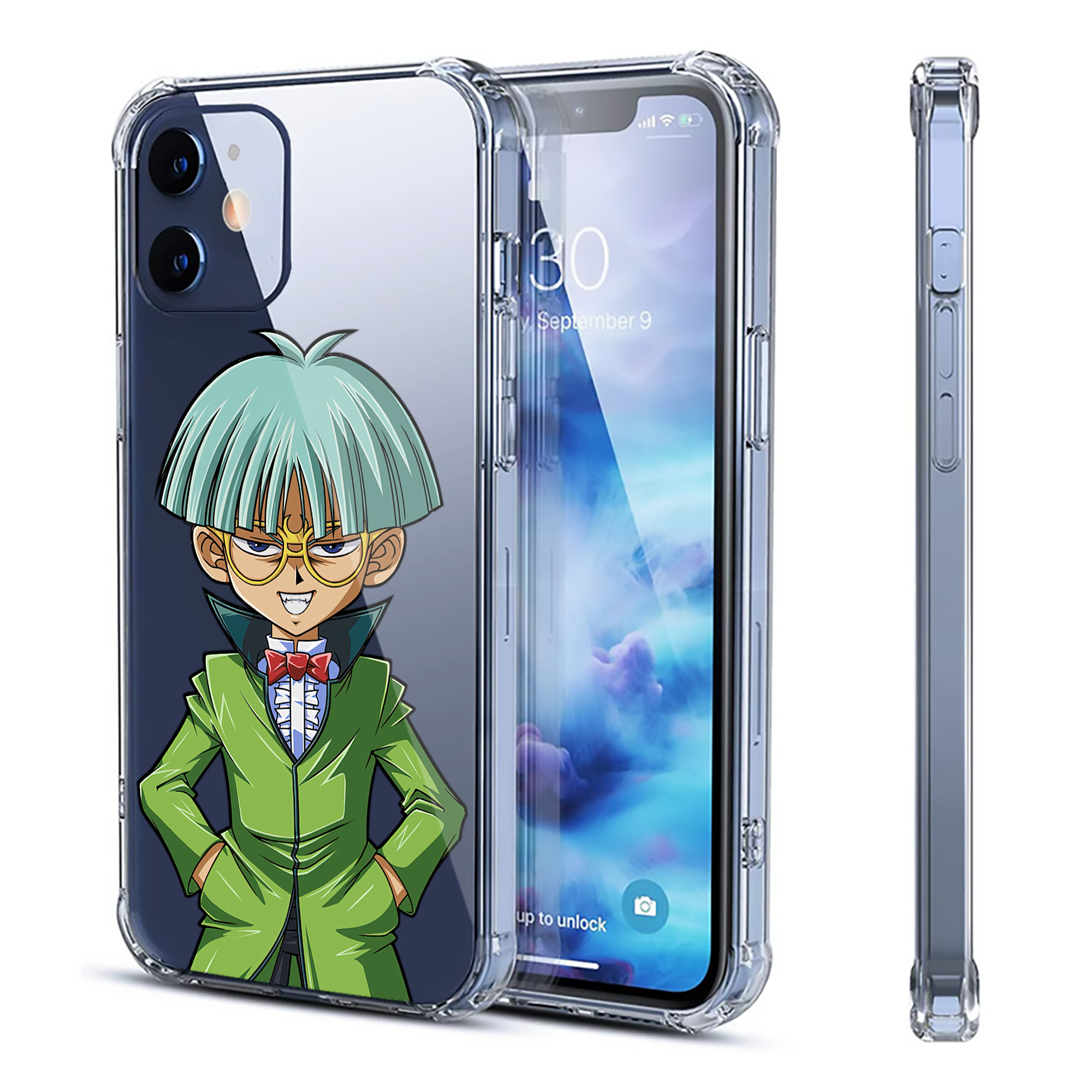 （画像用） 遊☆戯☆王 Yu-Gi-Oh! 【iPhone 12シリーズ対応】透明スマホケース（クリアソフトケース）